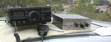 Equiment on top of car