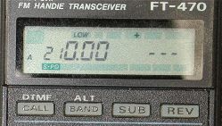 Upper band limit  210 MHz